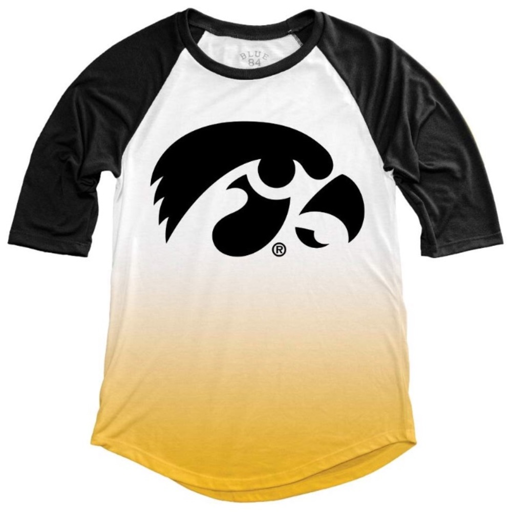 NEW Women’s Iowa Hawkeyes 3/4 Sleeve Shirt